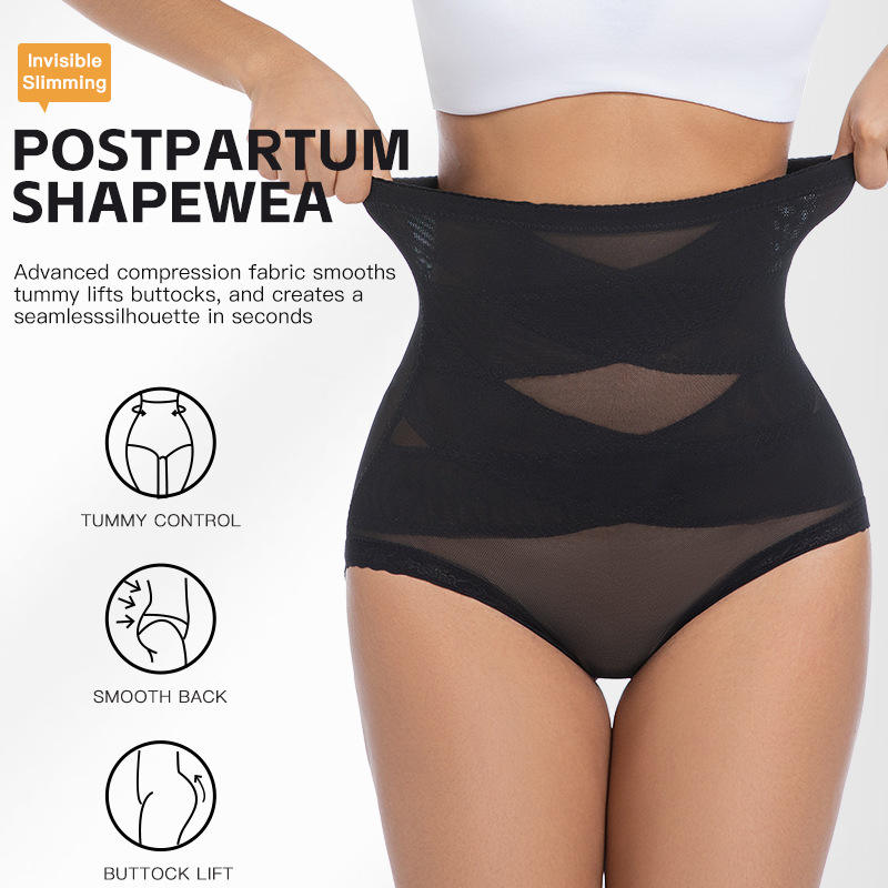 Seamless Underwear Women - Женские шорты с высокой талией для