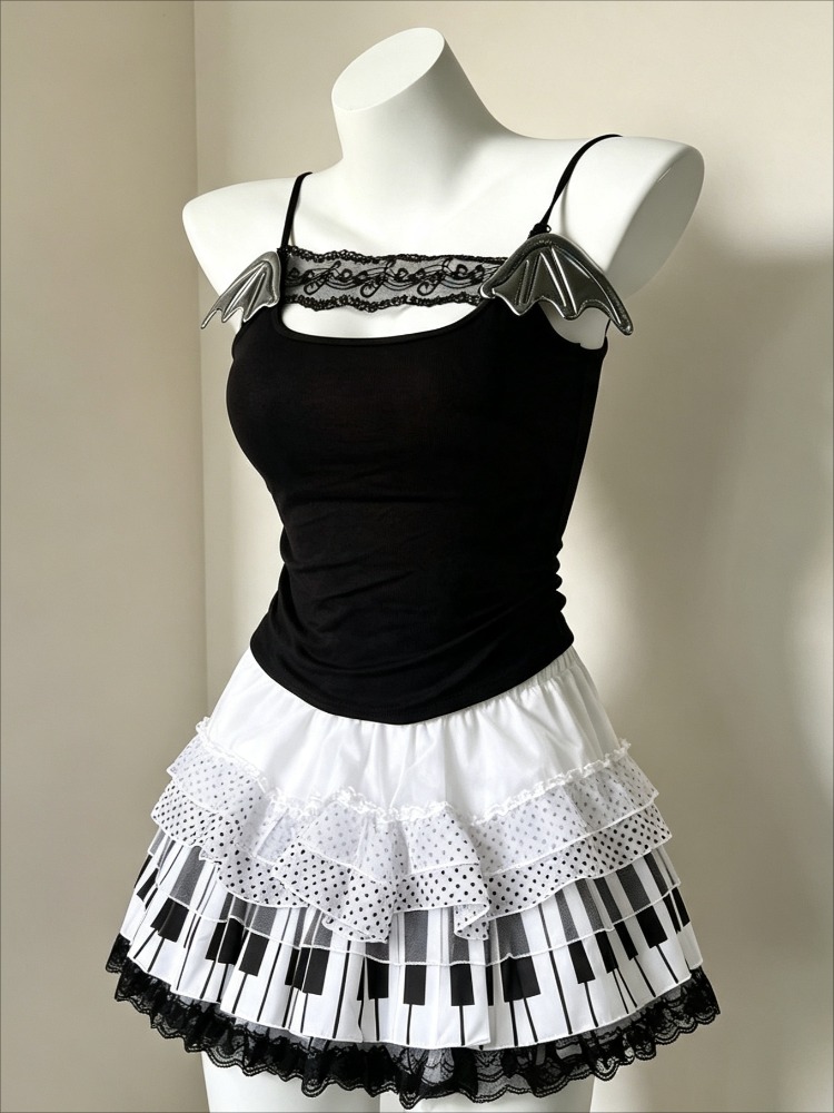 Ретро-комплект в стиле Харадзю – обзор и цена Cami Top Lace